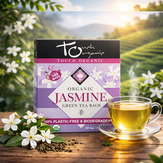 Touch Organic JASMINE GREEN TEA 100 bags - Single box