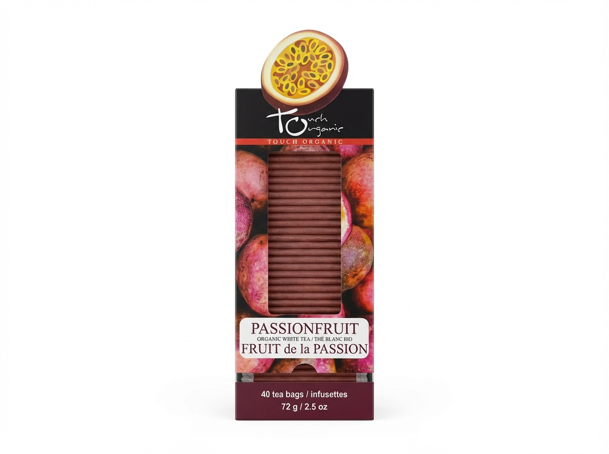 Touch Organic PASSIONFRUIT WHITE TEA 40 bags - 2 PACK