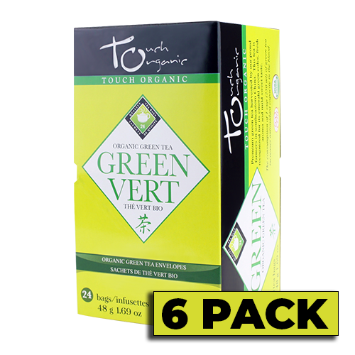 Touch Organic - ORGANIC GREEN TEA 24 bags - 6 PACK CASE