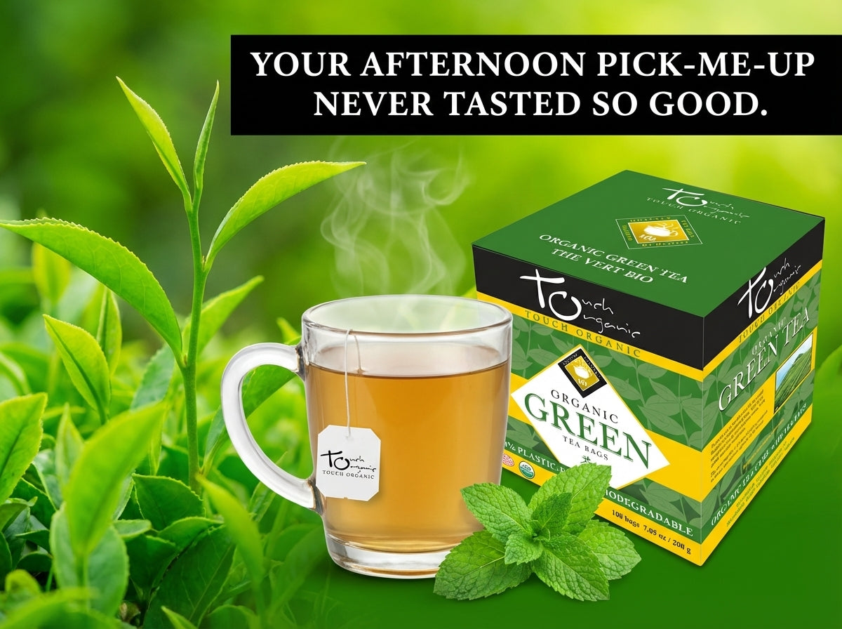 Touch Organic - ORGANIC GREEN TEA 100 bags - Single Pack