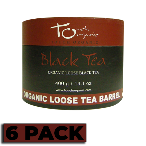 Touch Organic - ORGANIC BLACK TEA 400g - 6 PACK CASE
