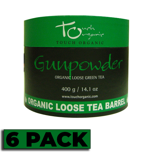 Touch Organic - ORGANIC GUNPOWDER GREEN TEA 400g - 6 PACK CASE