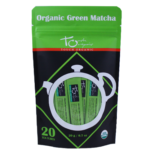 Touch Organic - ORGANIC MATCHA GREEN TEA 20 tea tubes - 12 Pack