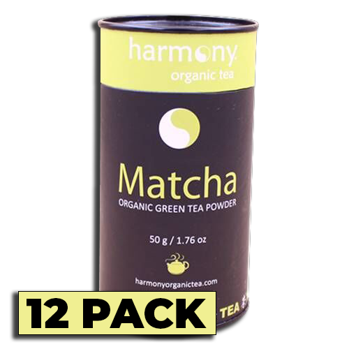 Harmony - ORGANIC MATCHA GREEN TEA - 50g - 12 PACK CASE