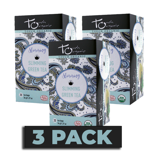 Touch Organic Slimming Green Tea, 20 Bags - 3 PACK