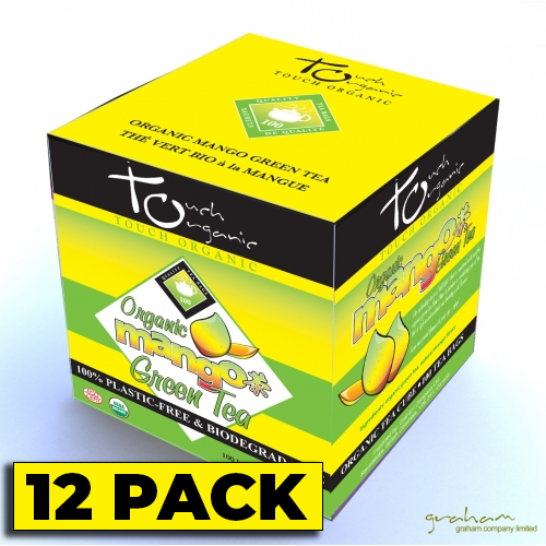 Touch Organic - ORGANIC MANGO GREEN TEA- 12 PACK CASE – Bay Trade Company
