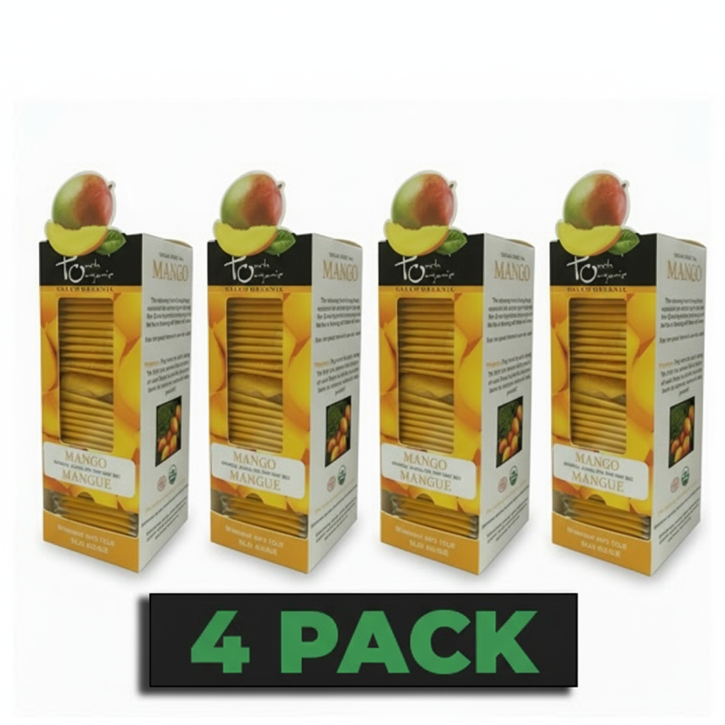 Touch Organic MANGO GREEN TEA 40 bags - 4 PACK
