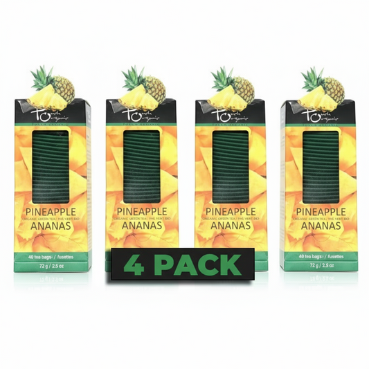 Touch Organic PINEAPPLE GREEN TEA 40 bags - 4 PACK