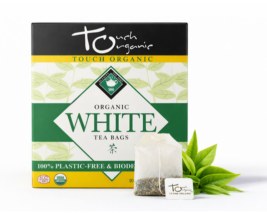 Touch Organic WHITE TEA 100 bags - Single Pack